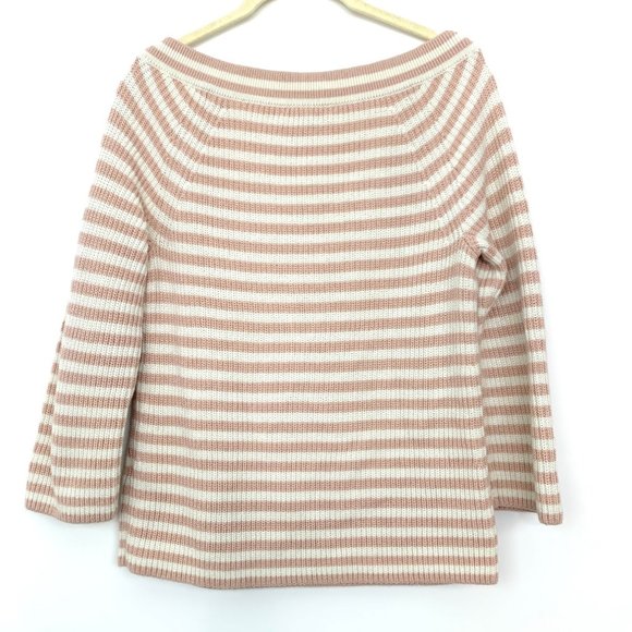J Crew Relaxed Boatneck Striped Sweater - Picture 4 of 8